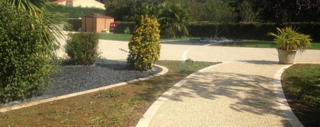 Béton désactivé à Thiré en Vendée