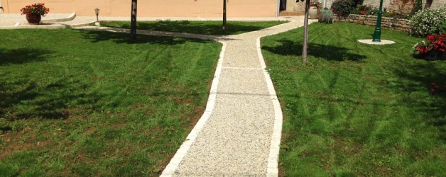 Béton désactivé à Corpe