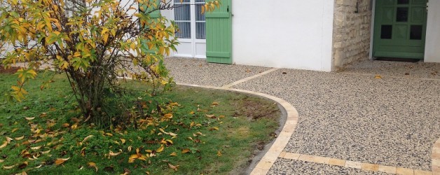 Allée en béton désactivé à Esnandes (17)