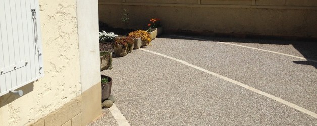 Béton désactivé à Luçon en Vendée