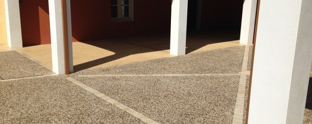Béton désactivé et chapdur Sika à Luçon